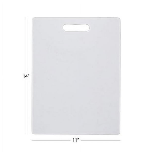 Farberware White Poly Kitchen Slicing Board - 11 x 14 Inches