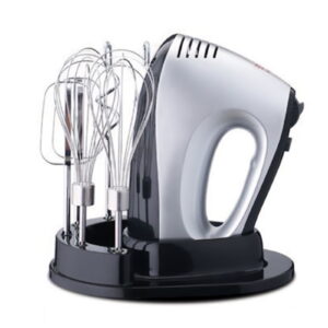 TORIO 300W Electrical Hand Mixer with 5 Pace Settings & 6 Stainless Metal Attachments Superb for Baking and Whisking